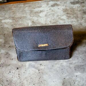 Giorgio Armani Parfum Black Sparkle Clutch  Wallet Evening Bag